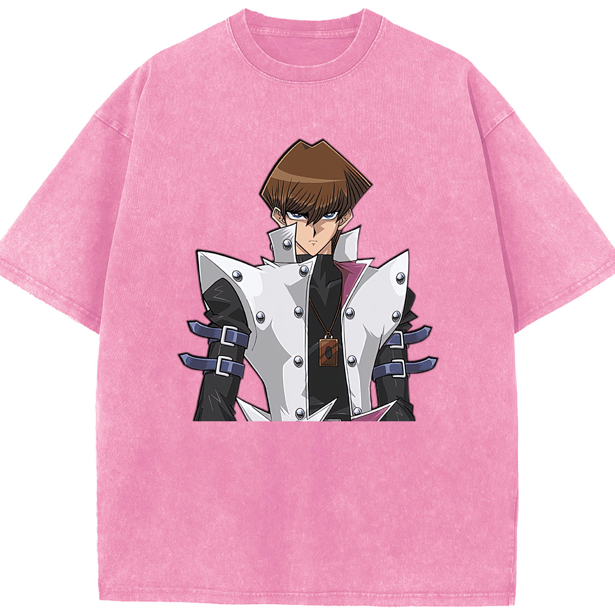 （画像用） 遊☆戯☆王 Yu-Gi-Oh! 綿100% ヴィンテージ風 半袖Tシャツ（フロントプリント）